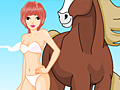 Jockey Girl Dress Up гуляць онлайн