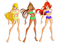 Winx Club гуляць онлайн