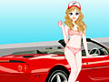 Ferrari Dress Up гуляць онлайн