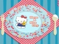 Hello Kitty талерку гуляць онлайн