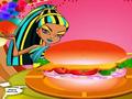 Monster High Hamburger Deco гуляць онлайн