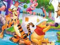 Winnie The Pooh Sliding Puzzle гуляць онлайн