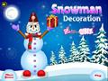 Snowman Decoration гуляць онлайн