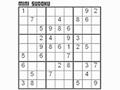 Mini Sudoku гуляць онлайн